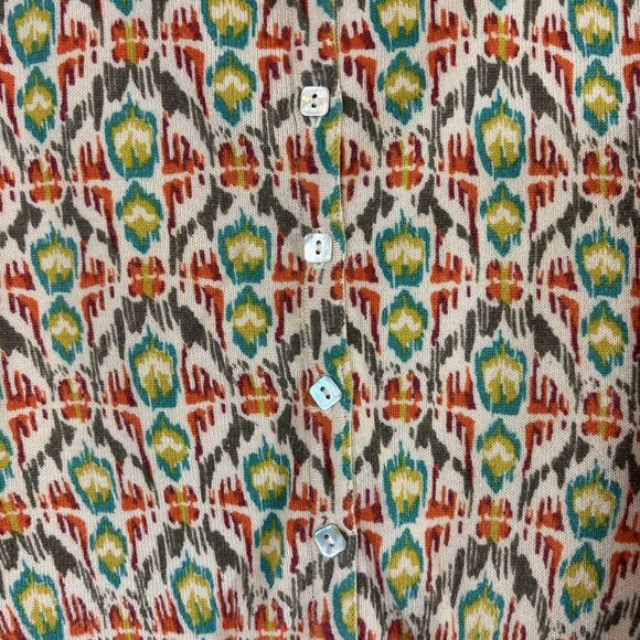 Sundance Womens Cardigan Size XL Ruffle Stretch Cotton Artsy Boho Folk Festival - Picture 3 of 11